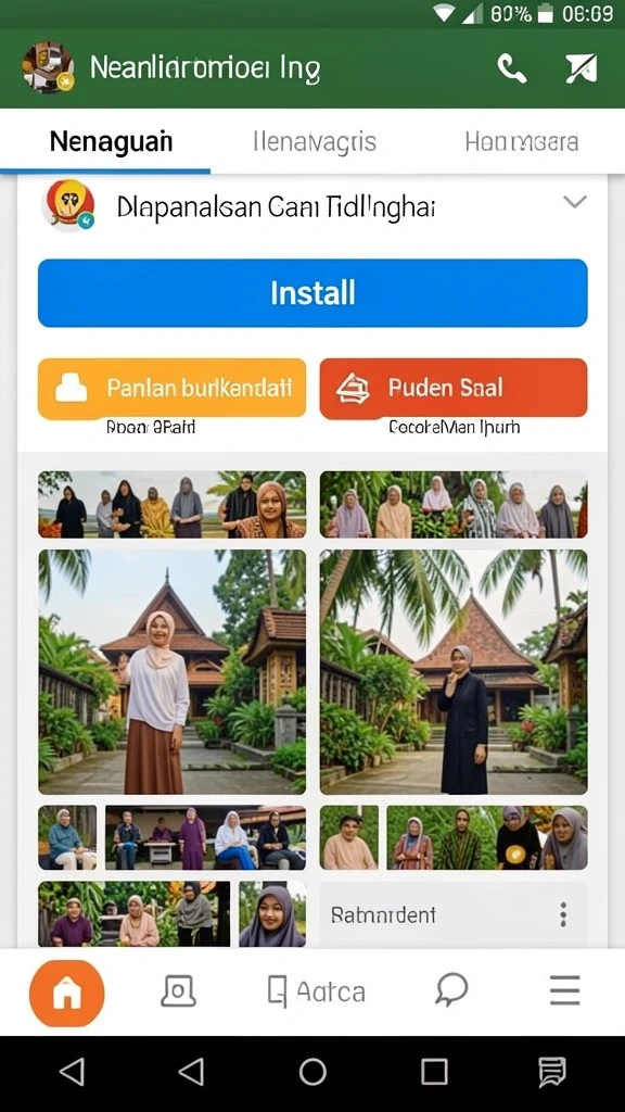 idnseru - Tampilan antarmuka yang menarik dan ramah pengguna.