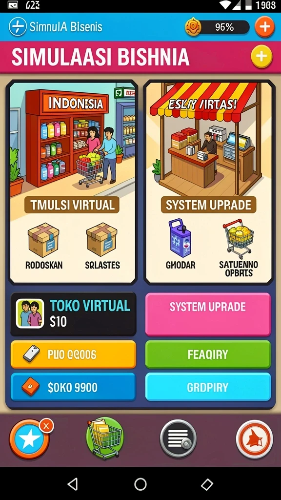 jepang77 - Tangkapan layar memperlihatkan menu karakter dengan opsi kustomisasi.