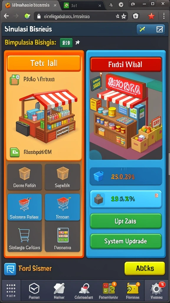 li789 - Screenshot memperlihatkan grafis indah dari dunia fantasi.